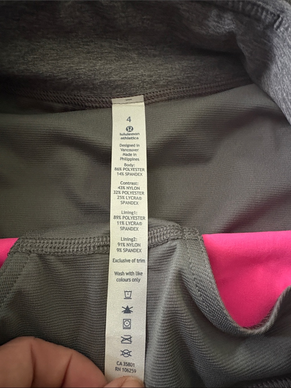 Lululemon Speed Shorts Size 4 Raspberry Glo Light - Picture 6 of 6
